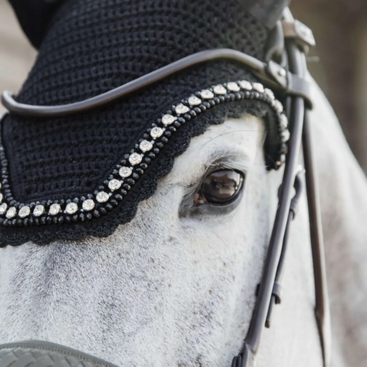 Kentucky Oornetje Wellington Big Stone & Pearl Soundless Zwart 1