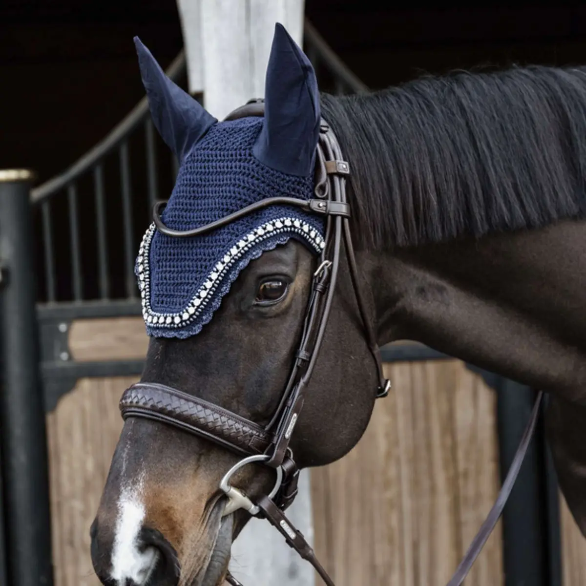 Kentucky Oornetje Wellington Big Stone & Pearl Dark Navy 1