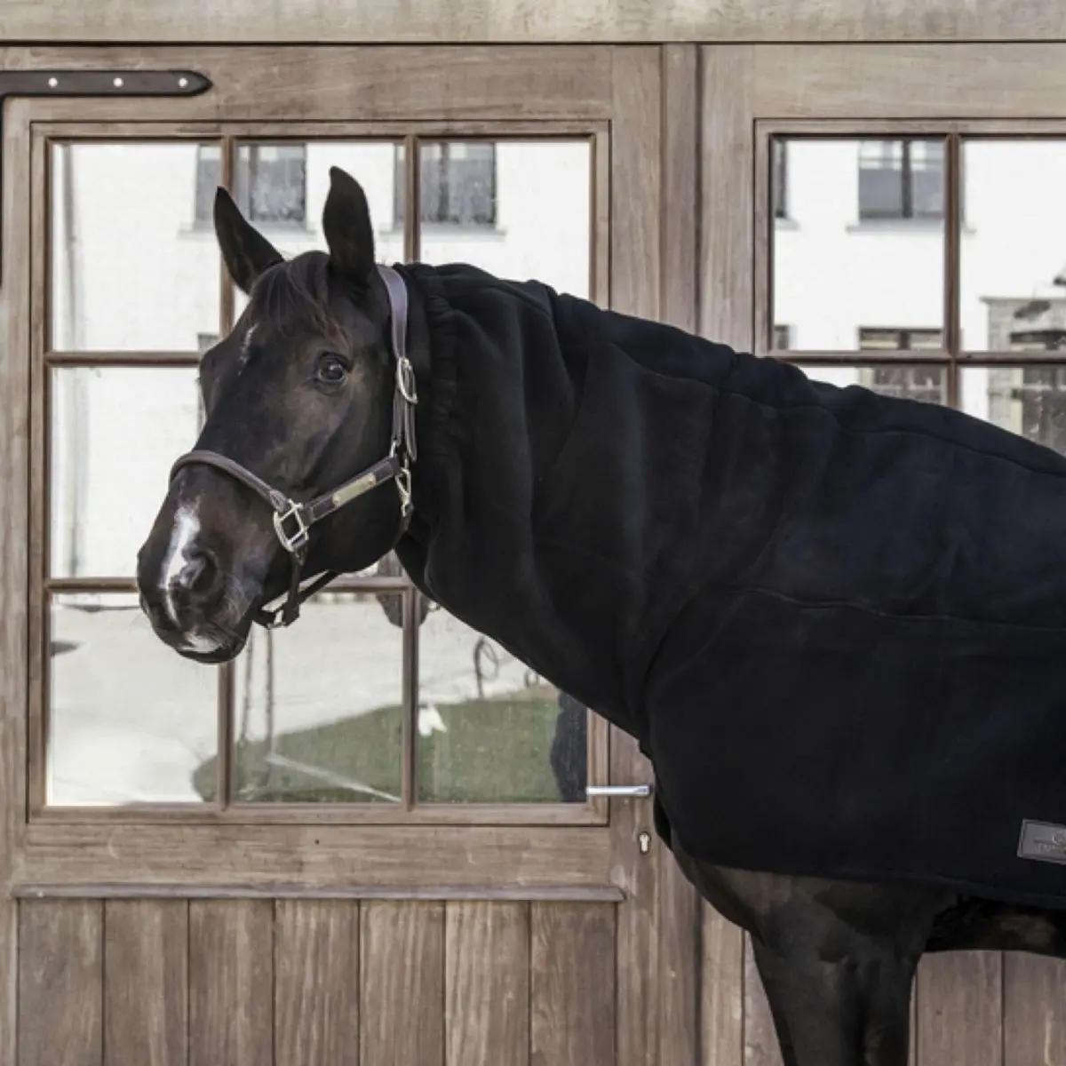 Kentucky Hals Heavy Fleece Zwart 1