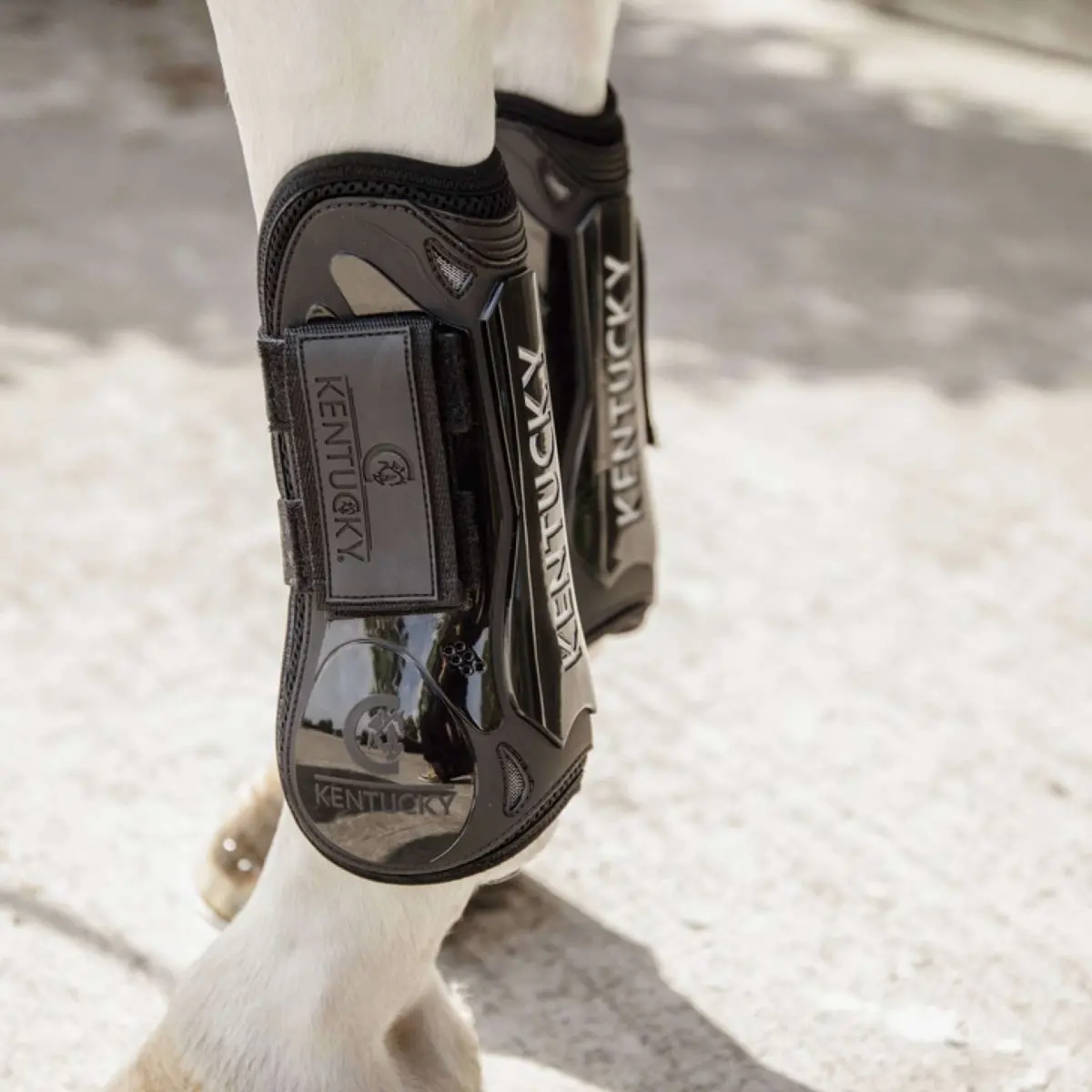 Kentucky Peesbeschermers Velcro Zwart 1