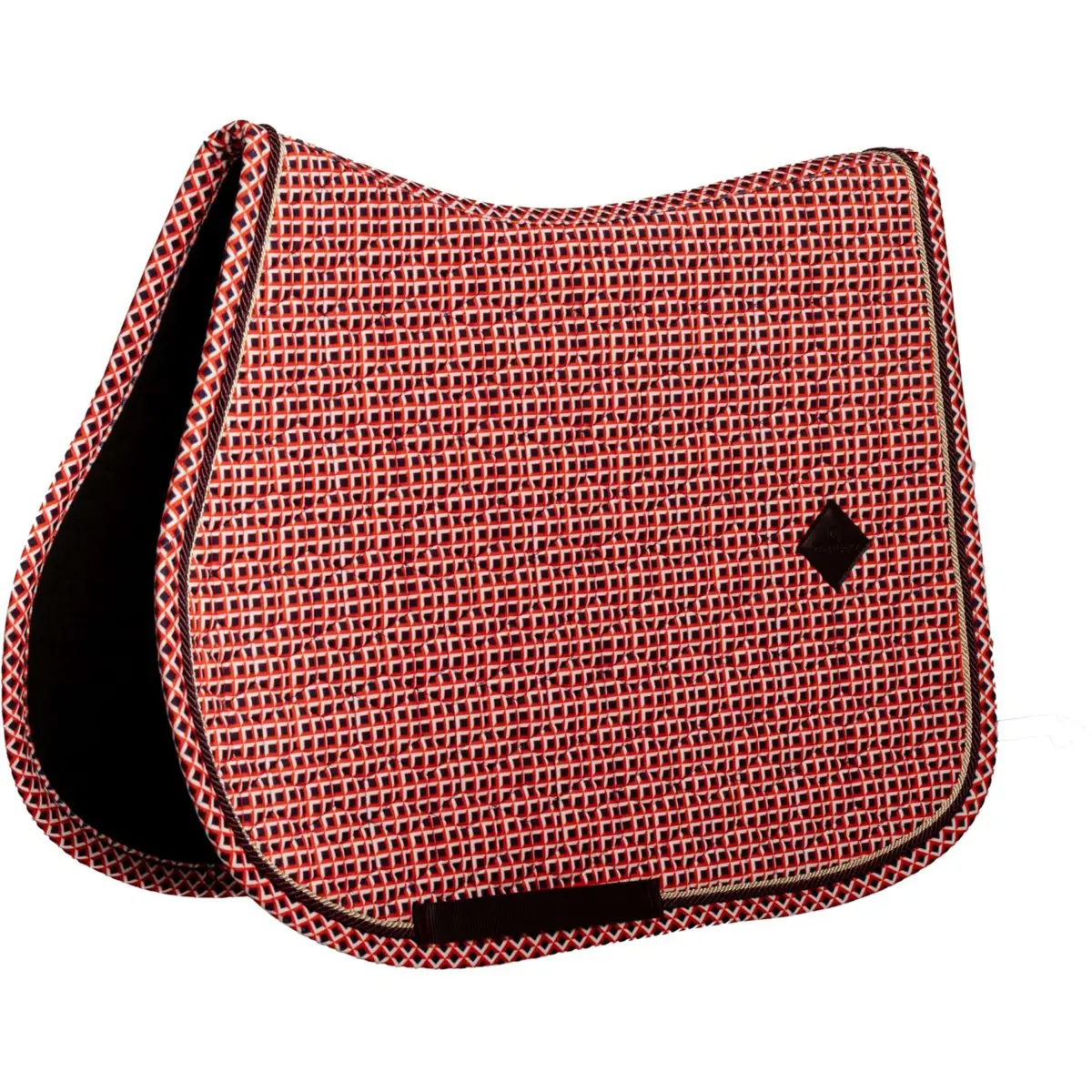 Kentucky Zadeldekje Velvet Check Springen Paars 1
