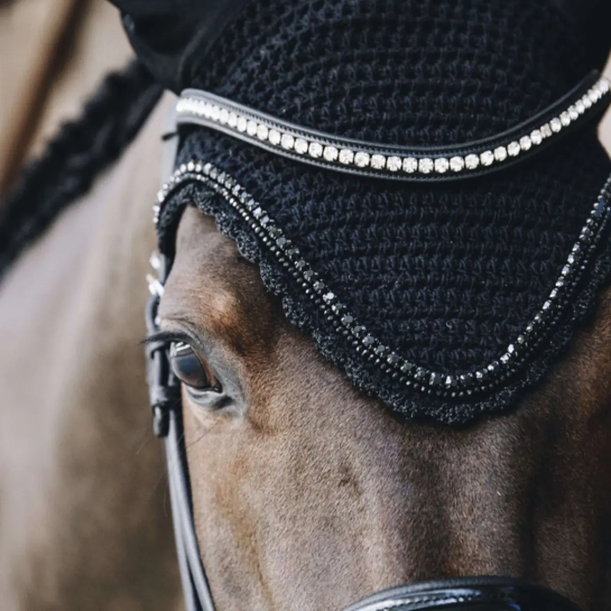 Kentucky Oornetje Long Stone & Pearl Black 1