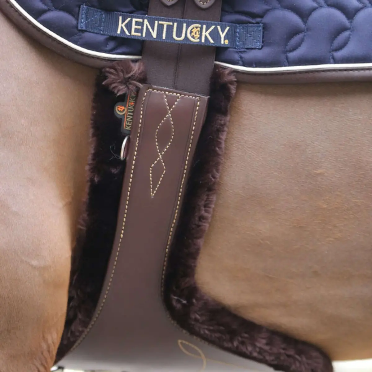 Kentucky Singelhoes Sheepskin Stud Brown 1