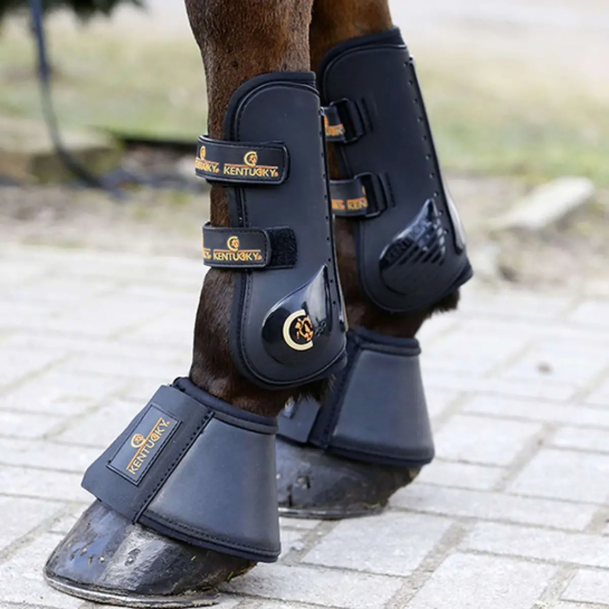 Kentucky Springschoenen Leather Black 1