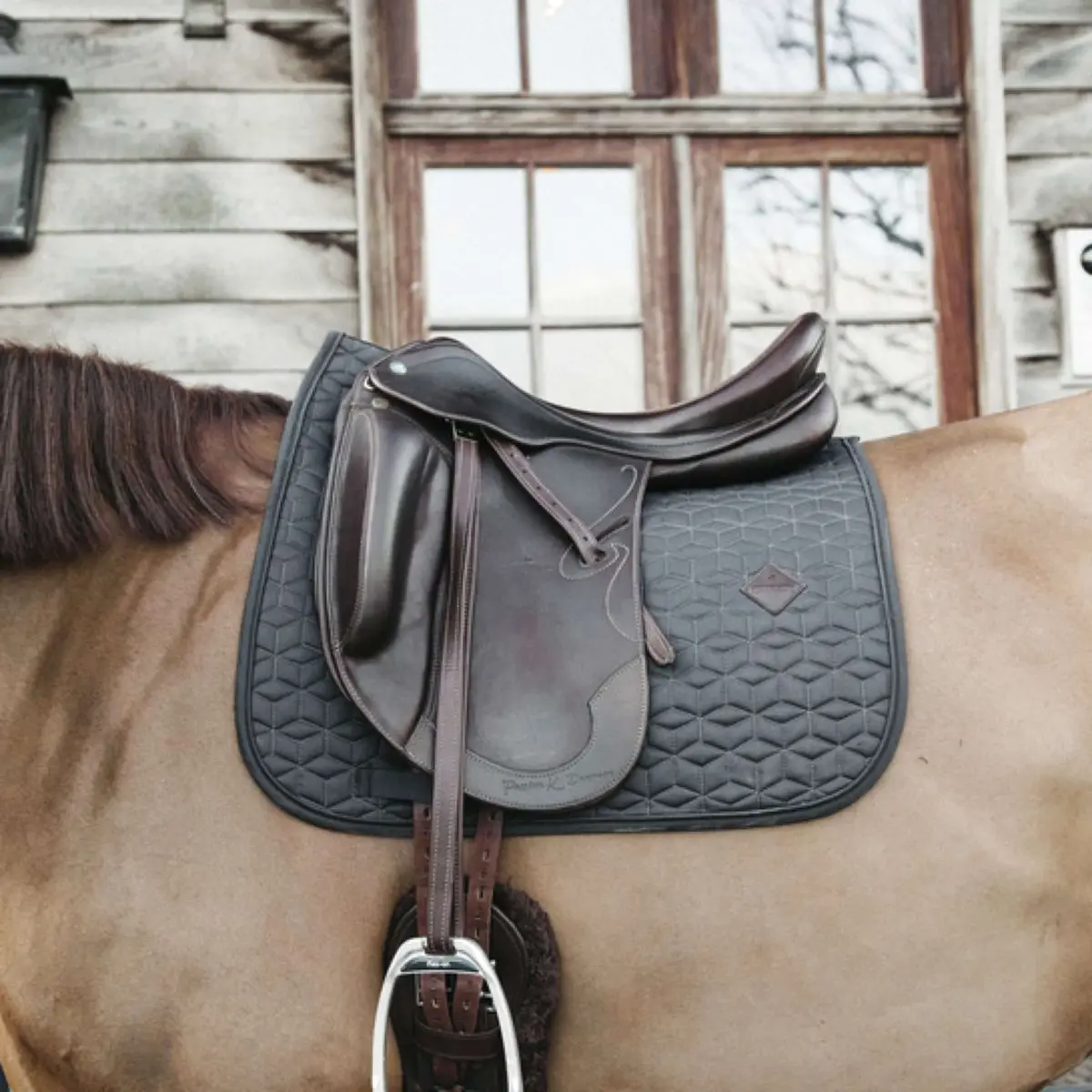 Kentucky Zadeldekje Classic Dressuur Grijs 1