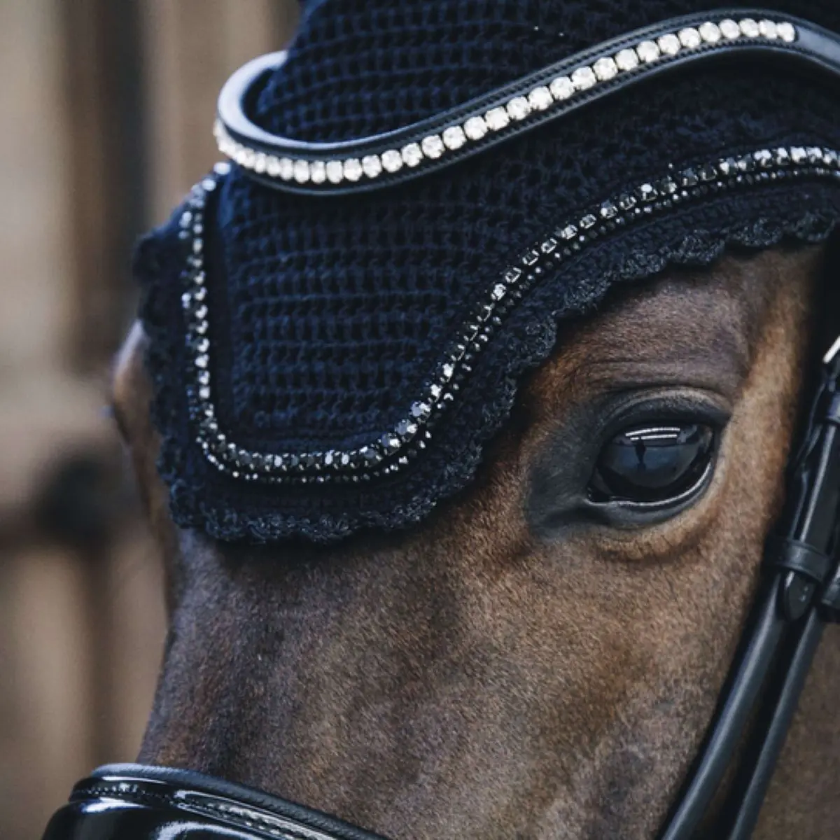 Kentucky Oornetje Wellington Stone & Pearl Soundless Black 1