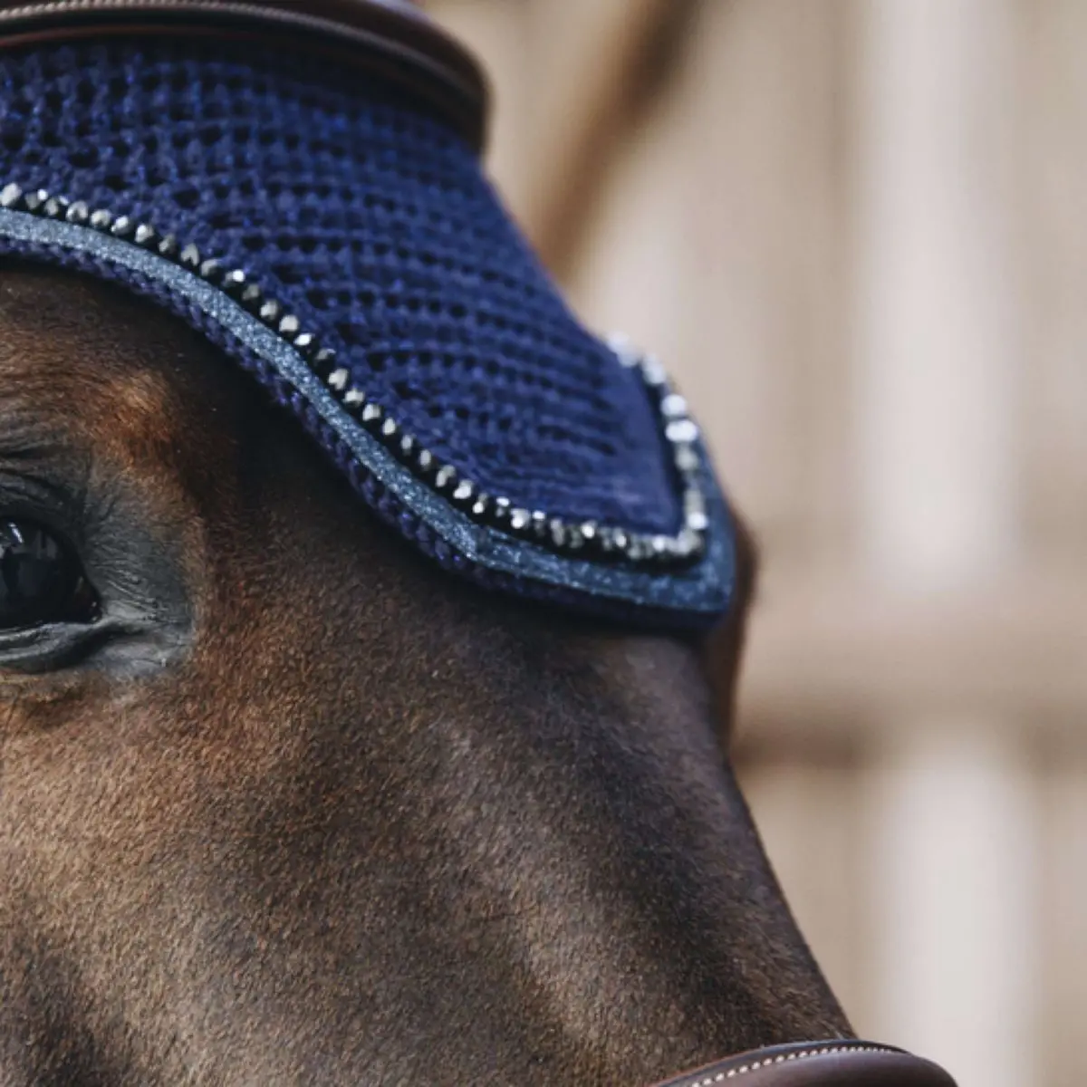 Kentucky Oornetje Wellington Glitter Soundless Navy 1