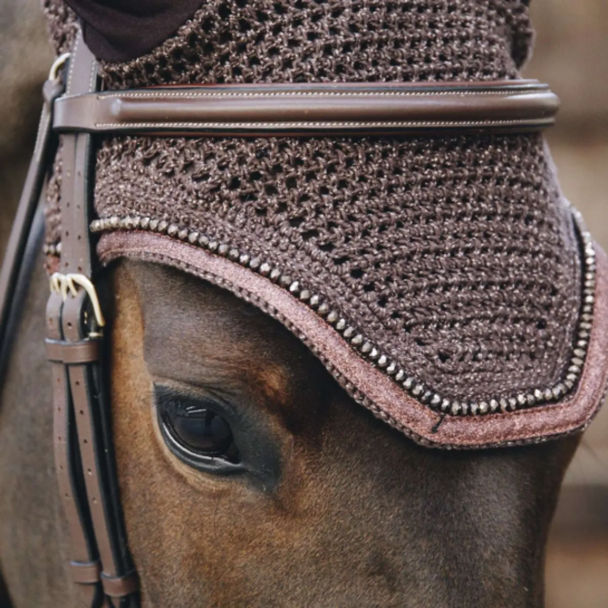 Kentucky Oornetje Wellington Glitter Brown 1