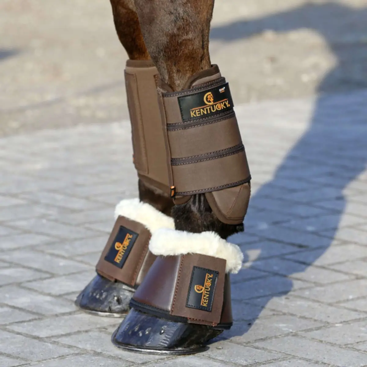 Kentucky Springschoenen Sheepskin Leather Brown 1