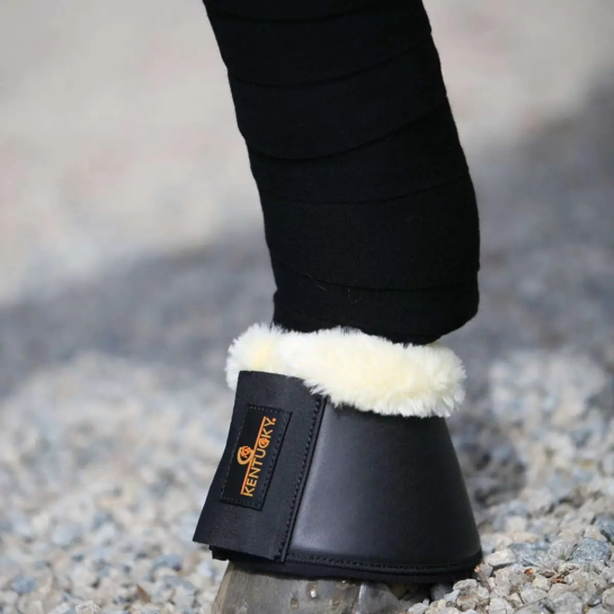 Kentucky Springschoenen Sheepskin Leather Black 1