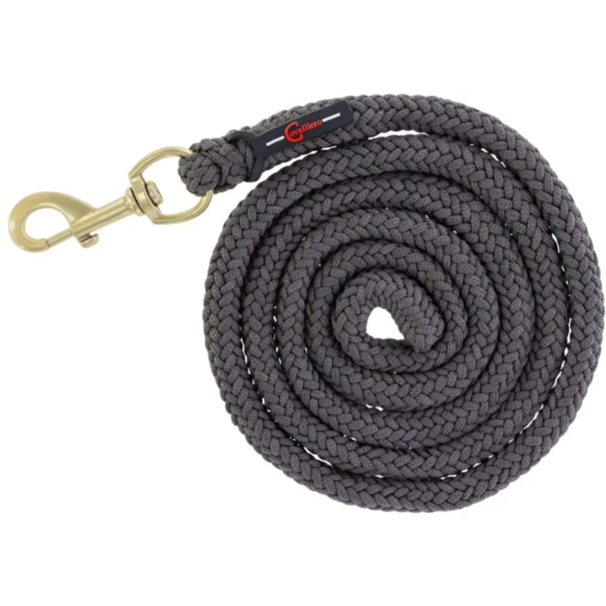 Covalliero Halstertouw Classy Met Musketonhaak Stone 1