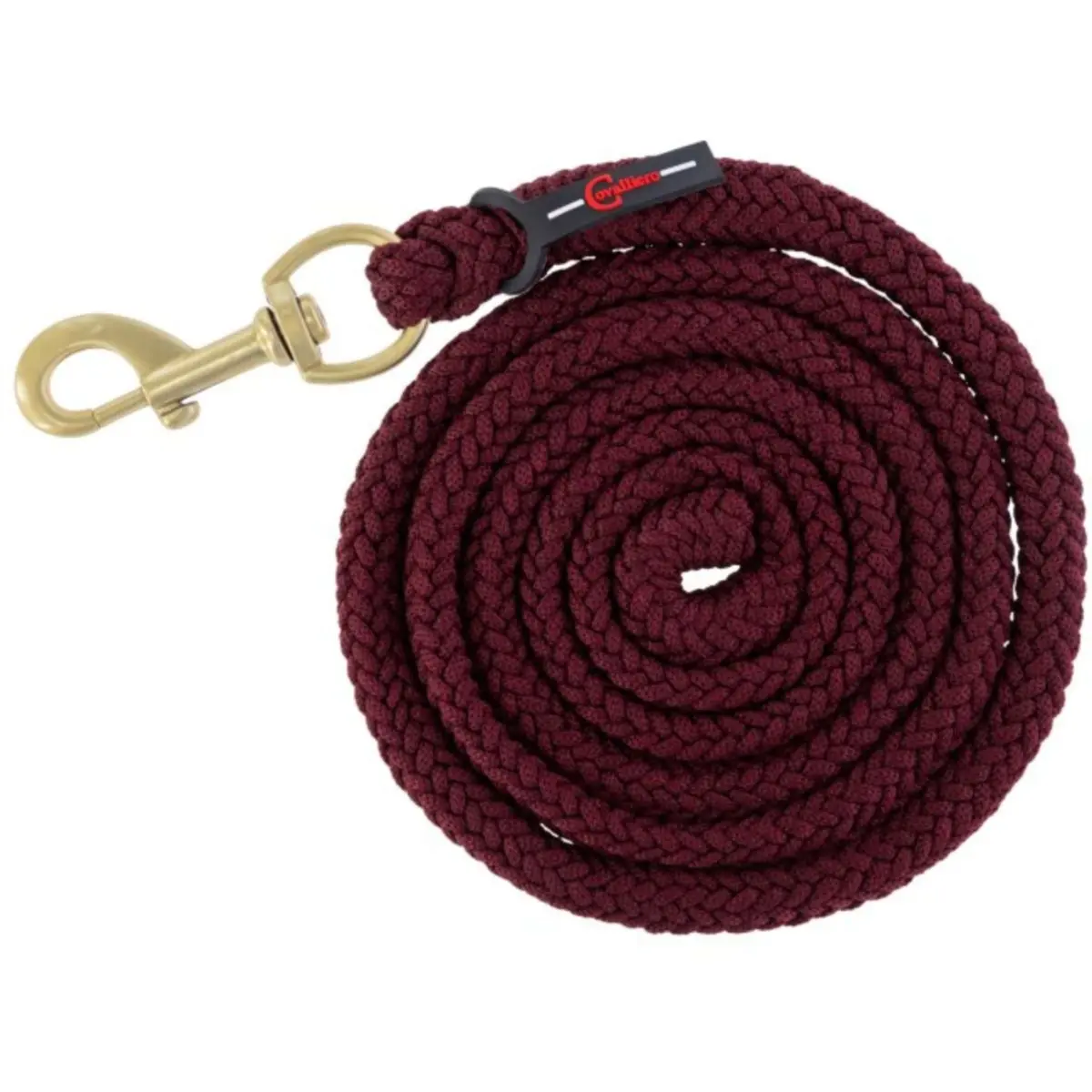 Covalliero Halstertouw Classy Met Musketonhaak Merlot 1