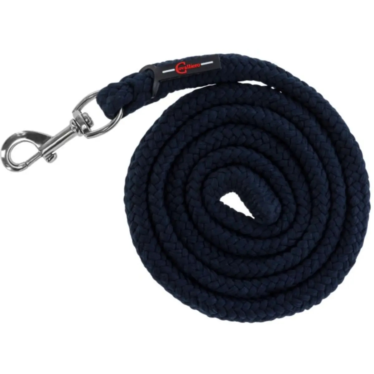 Covalliero Halstertouw Classicsoft Met Musketonhaak Navy 1