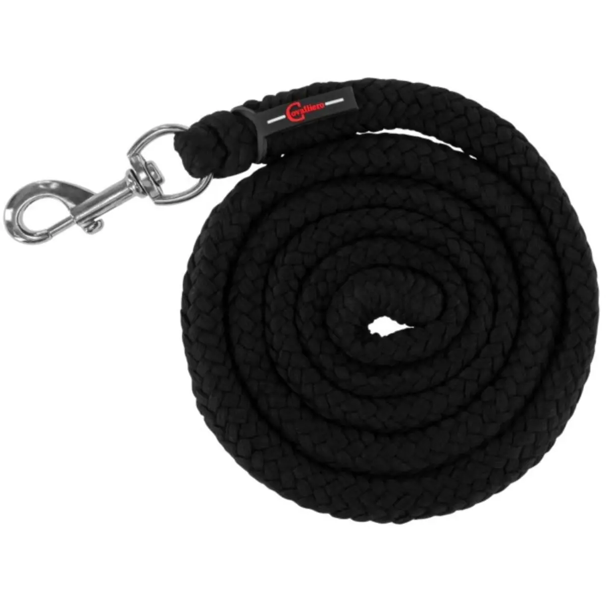 Covalliero Halstertouw Classicsoft Met Musketonhaak Zwart 1