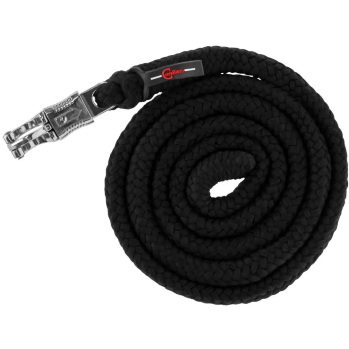 Covalliero Halstertouw Classicsoft Met Paniekhaak Zwart 1
