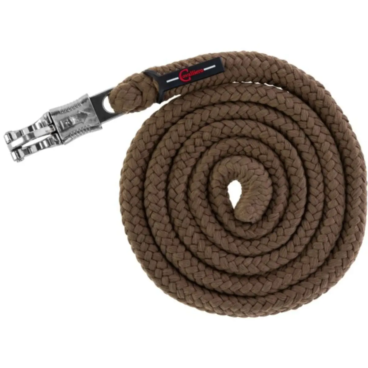 Covalliero Halstertouw Classicsoft Met Paniekhaak Cappuccino 1