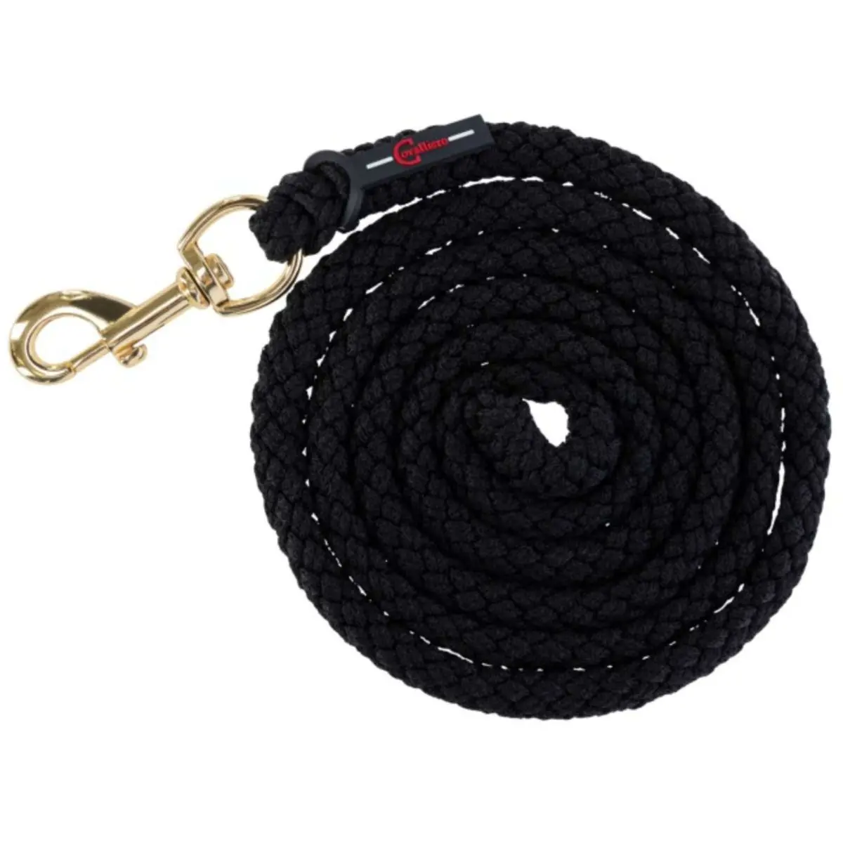 Covalliero Halstertouw Topline Met Musketonhaak Zwart 1