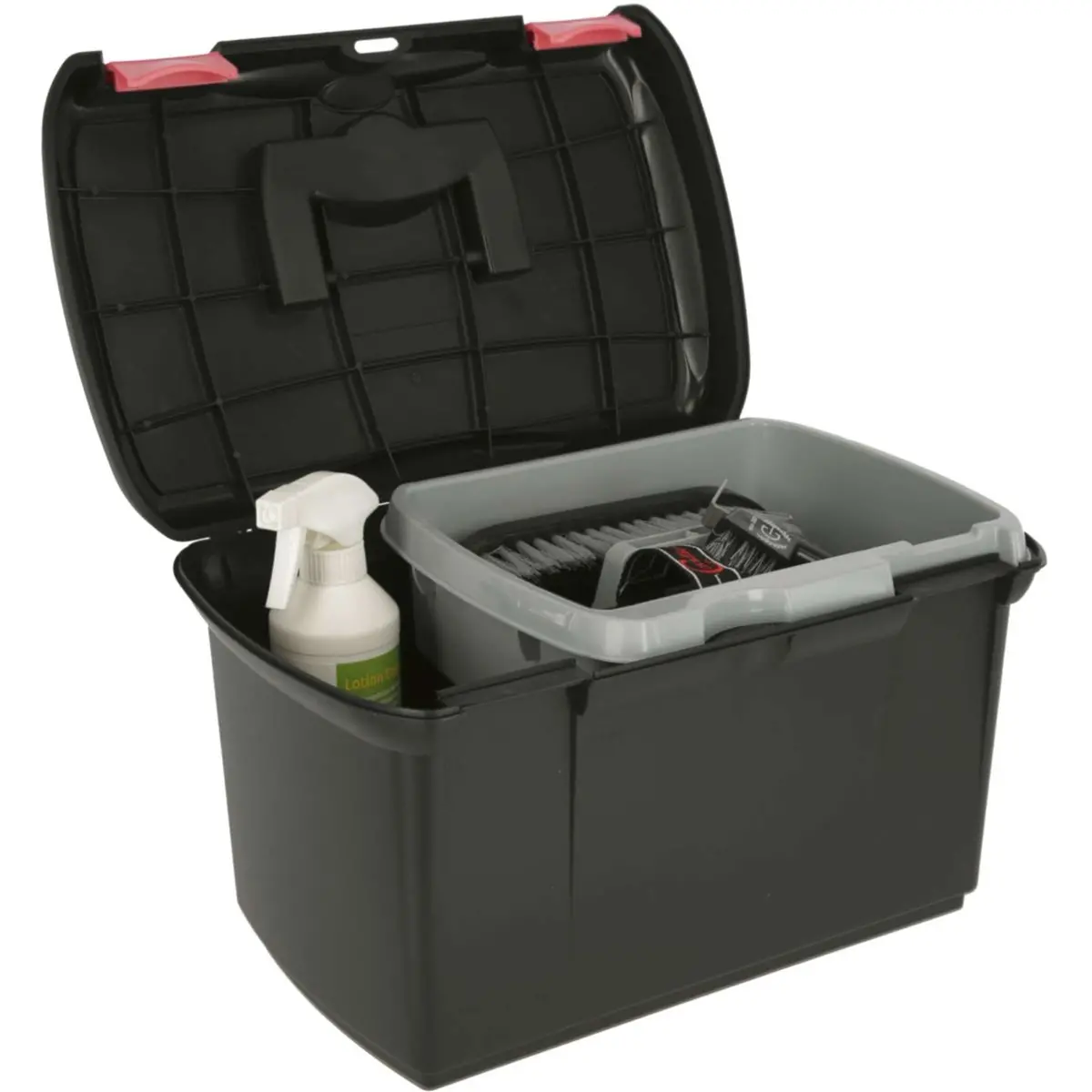 Kerbl Grooming Box Arezzo Verwijderbaar Inzetstuk Black/Fuchsia 1