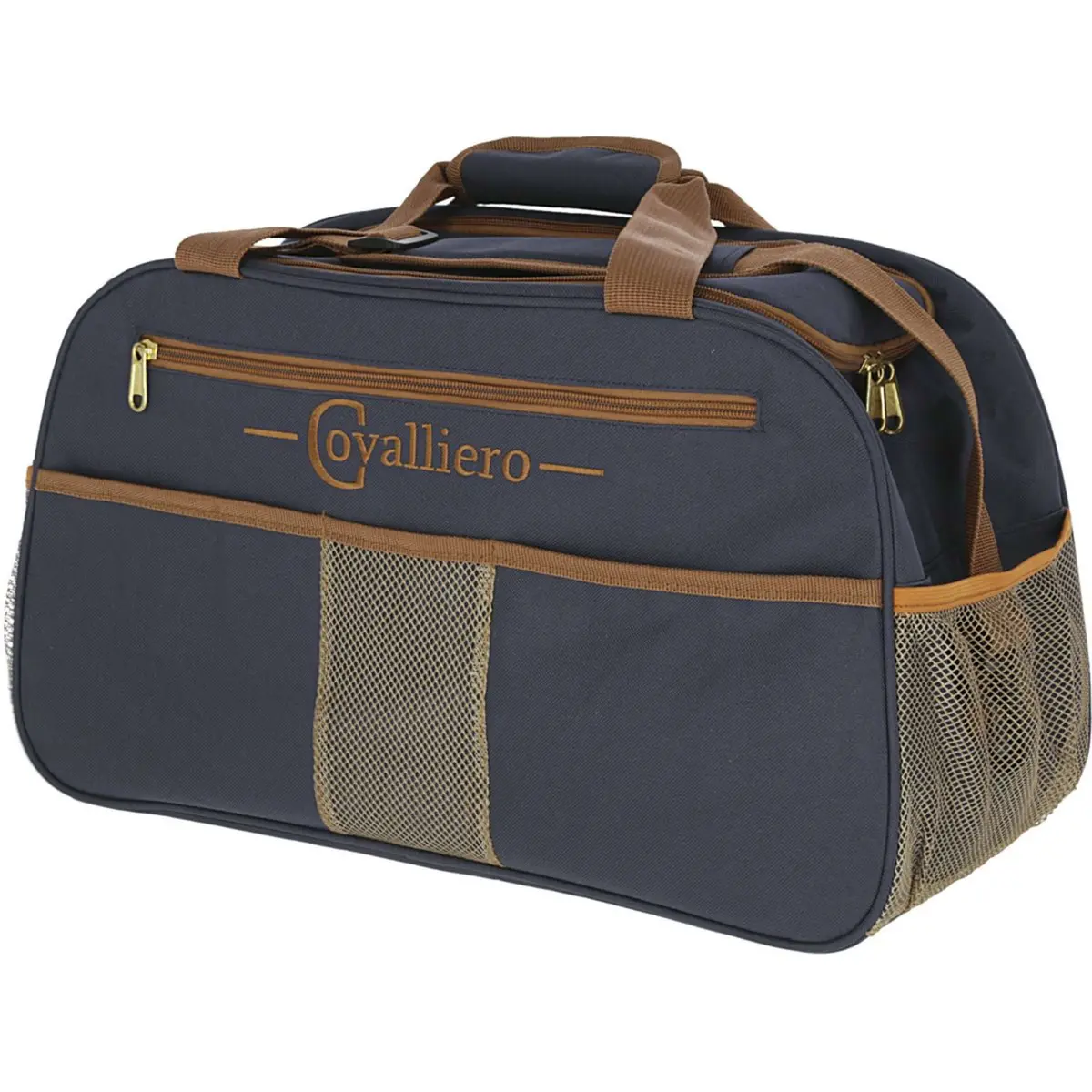 Kerbl Grooming Box Navy/Camel 1