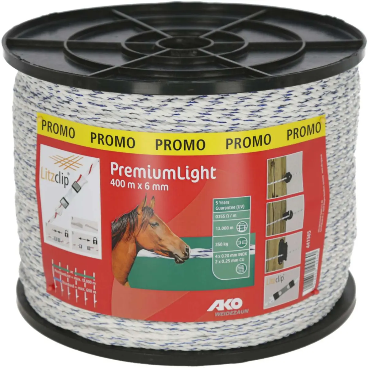 Ako Touw Premium Light Wit/Blauw 1