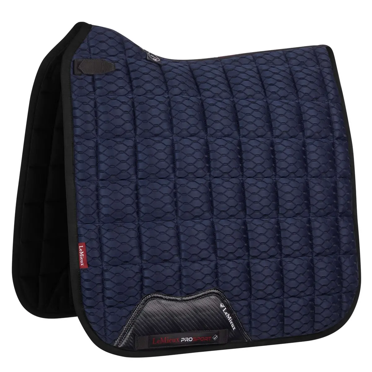 Lemieux Zadeldekje Carbon Mesh Air Square Dressuur Navy 1