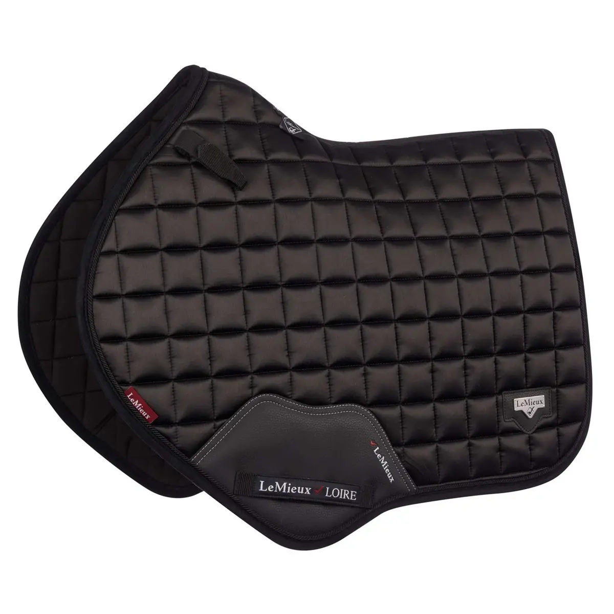 Lemieux Zadeldekje Loire Classic Satin Square Cc Zwart 1
