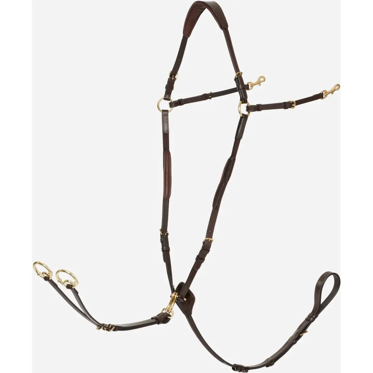 Lemieux Kudos Martingaal Breastplate Detachable Havana 1