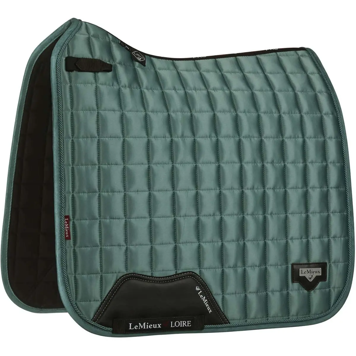 Lemieux Zadeldekje Loire Classic Satin Square Dressuur Sage 1