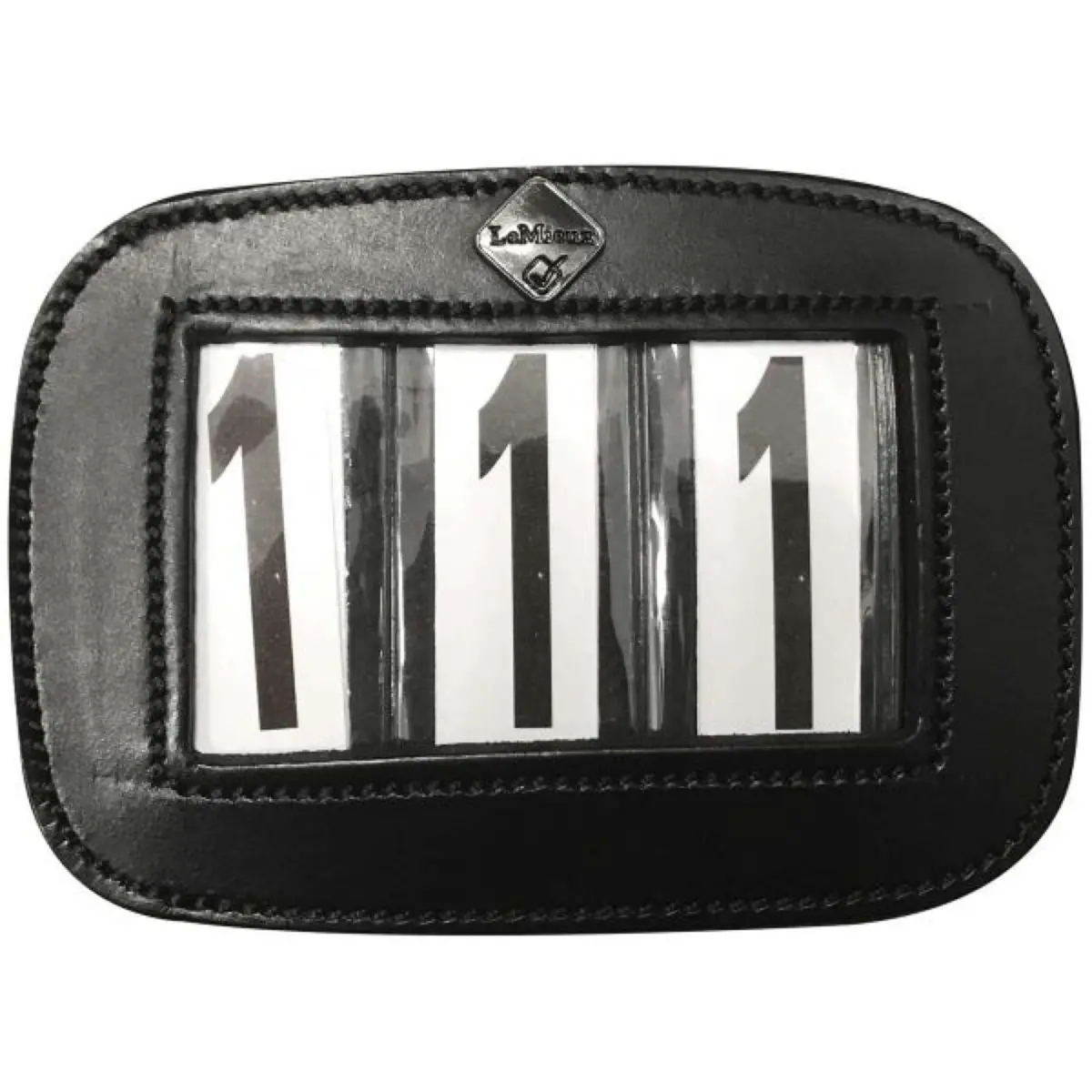 Lemieux Startnummers Saddle Pad Zwart 1