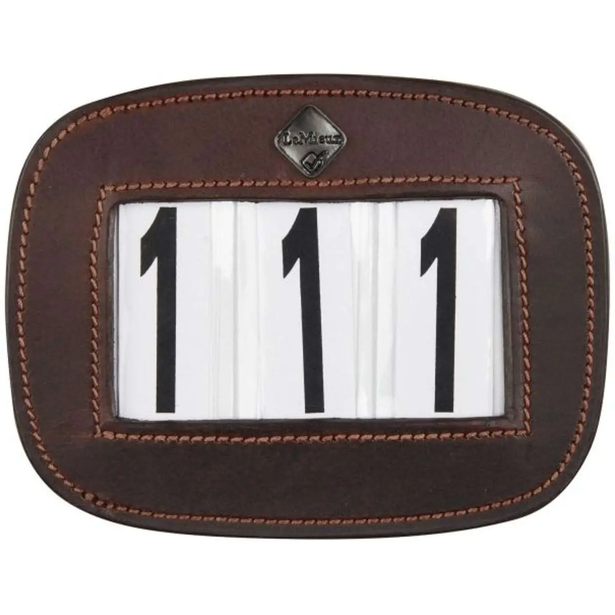 Lemieux Startnummers Saddle Pad Bruin 1