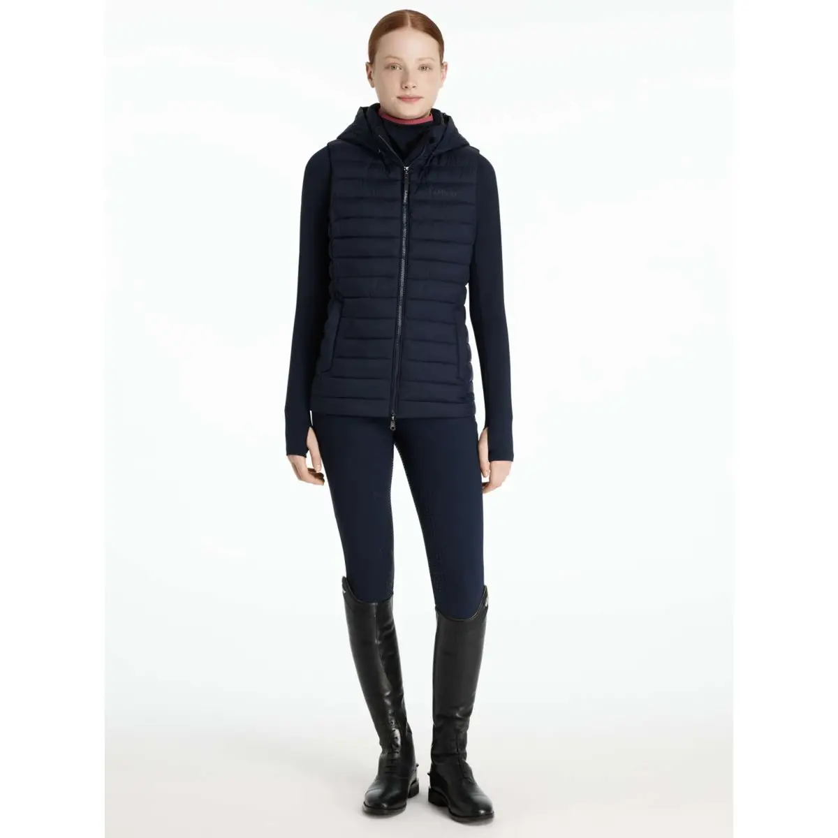 Lemieux Bodywarmer Young Rider Ruby Navy 1
