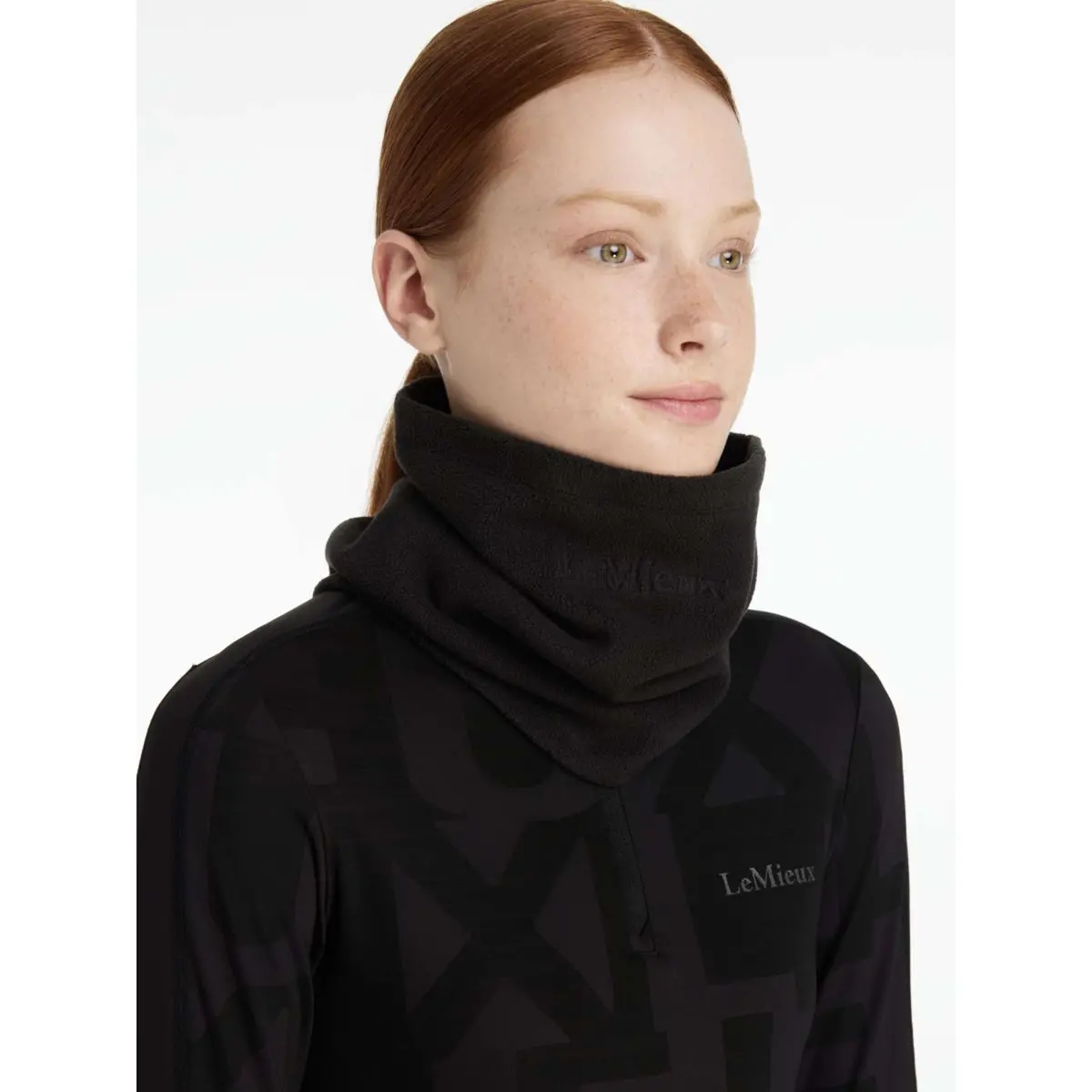 Lemieux Sjaal Fleece Zwart 1