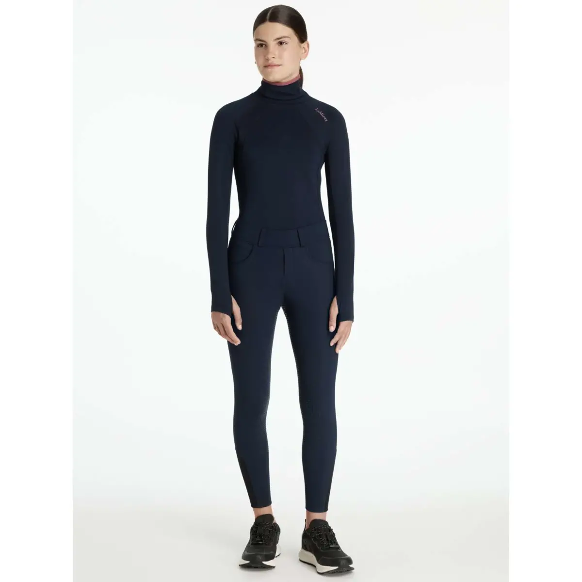 Lemieux Rijlegging Young Rider Ella Brushed Full Grip Navy 1