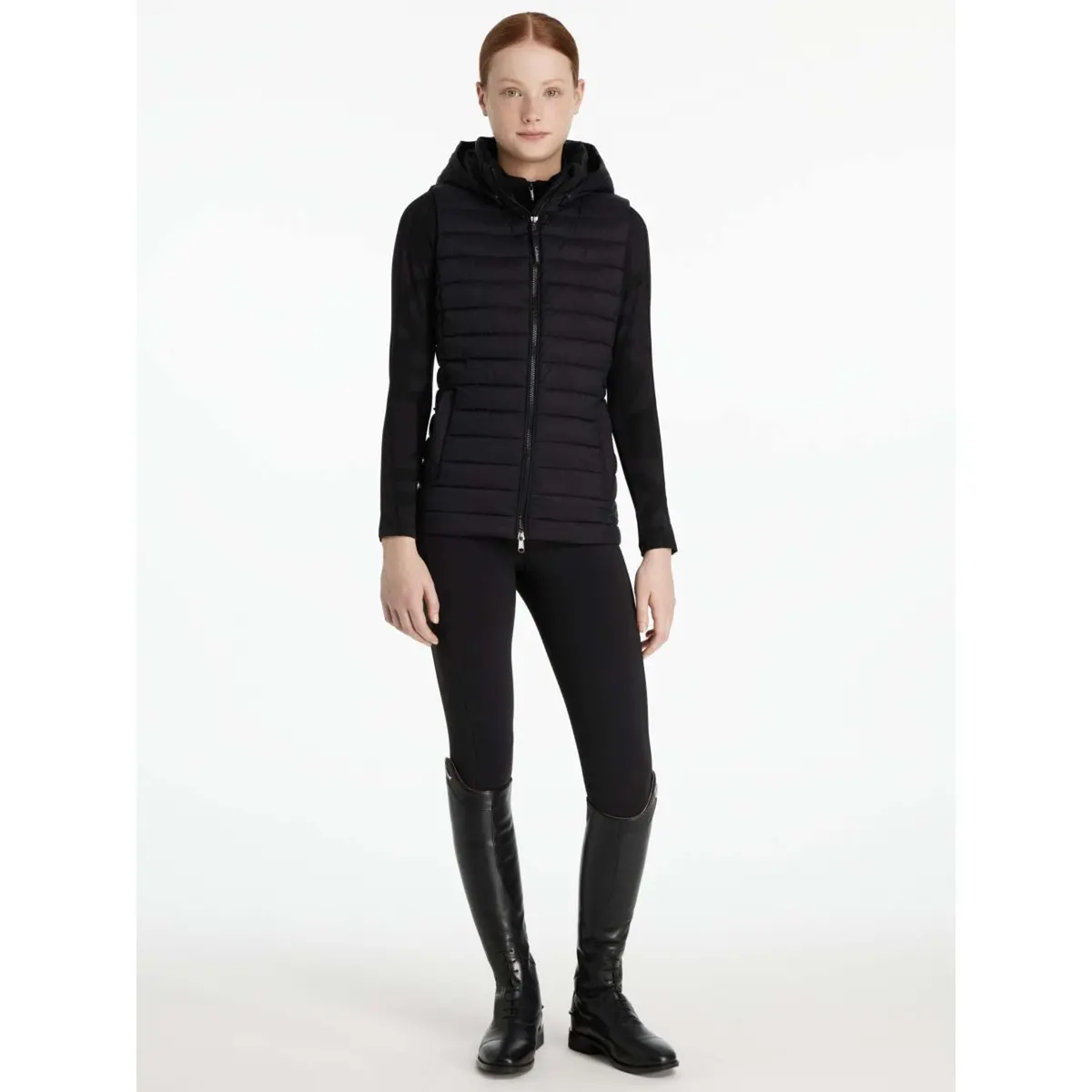 Lemieux Bodywarmer Young Rider Ruby Zwart 1