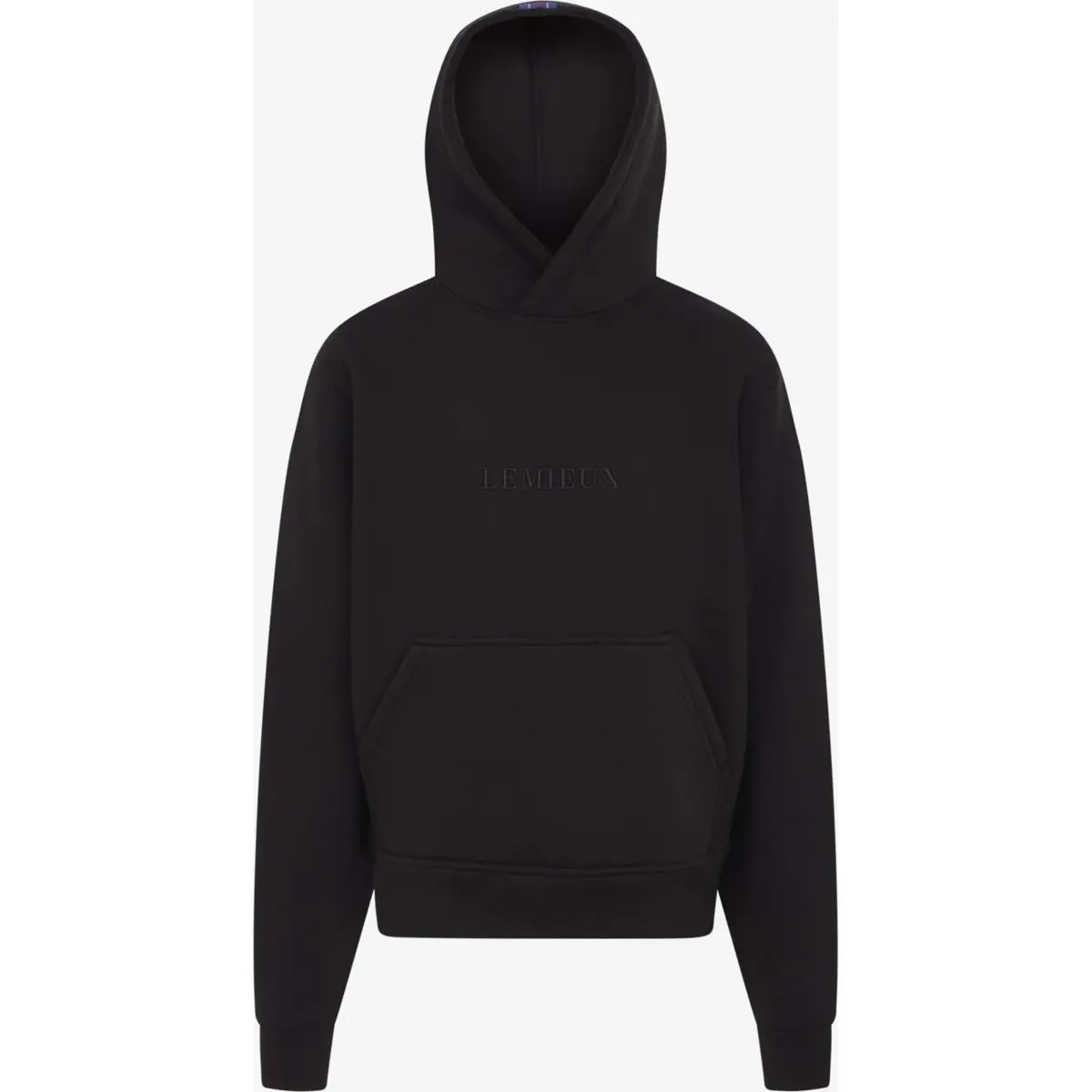 Lemieux Hoodie Young Rider Jongens Zwart 1