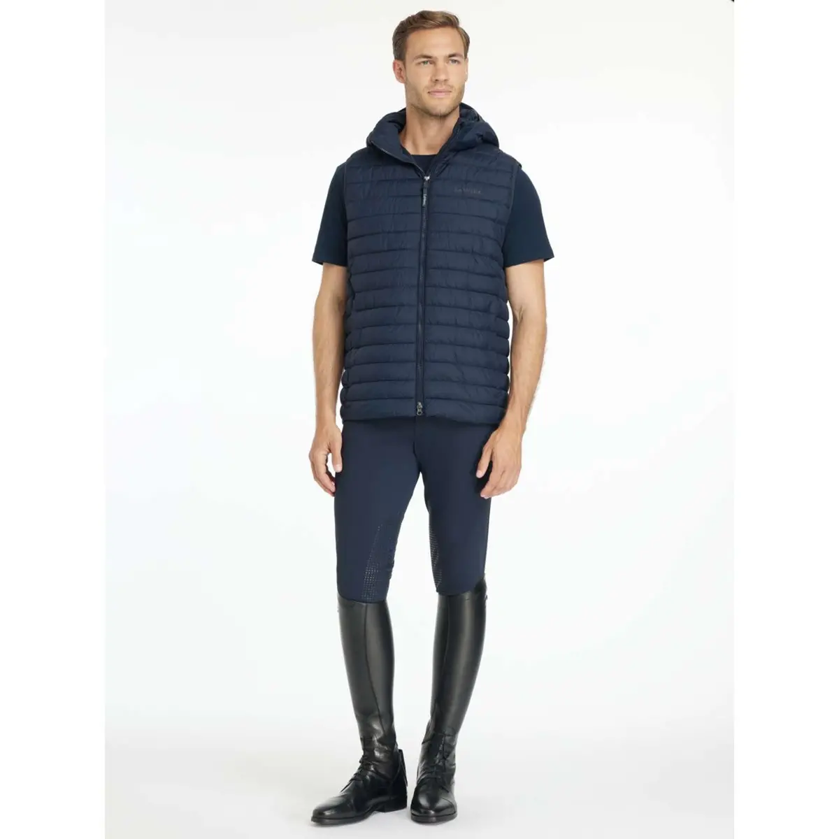 Lemieux Bodywarmer Puffer Heren Navy 1