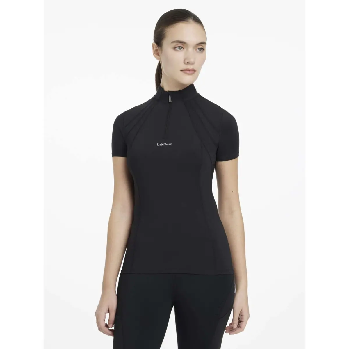 Lemieux Baselayer Mia Mesh Korte Mouwen Zwart 1