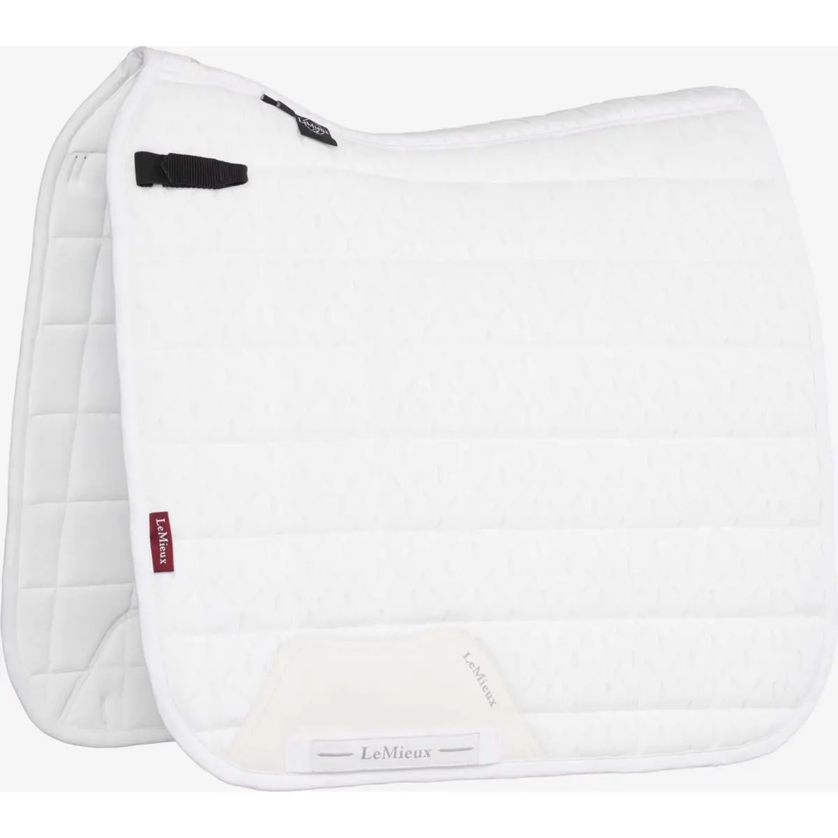 Lemieux Zadeldekje 3D Mesh Self-Cool Square Dressuur Wit 1