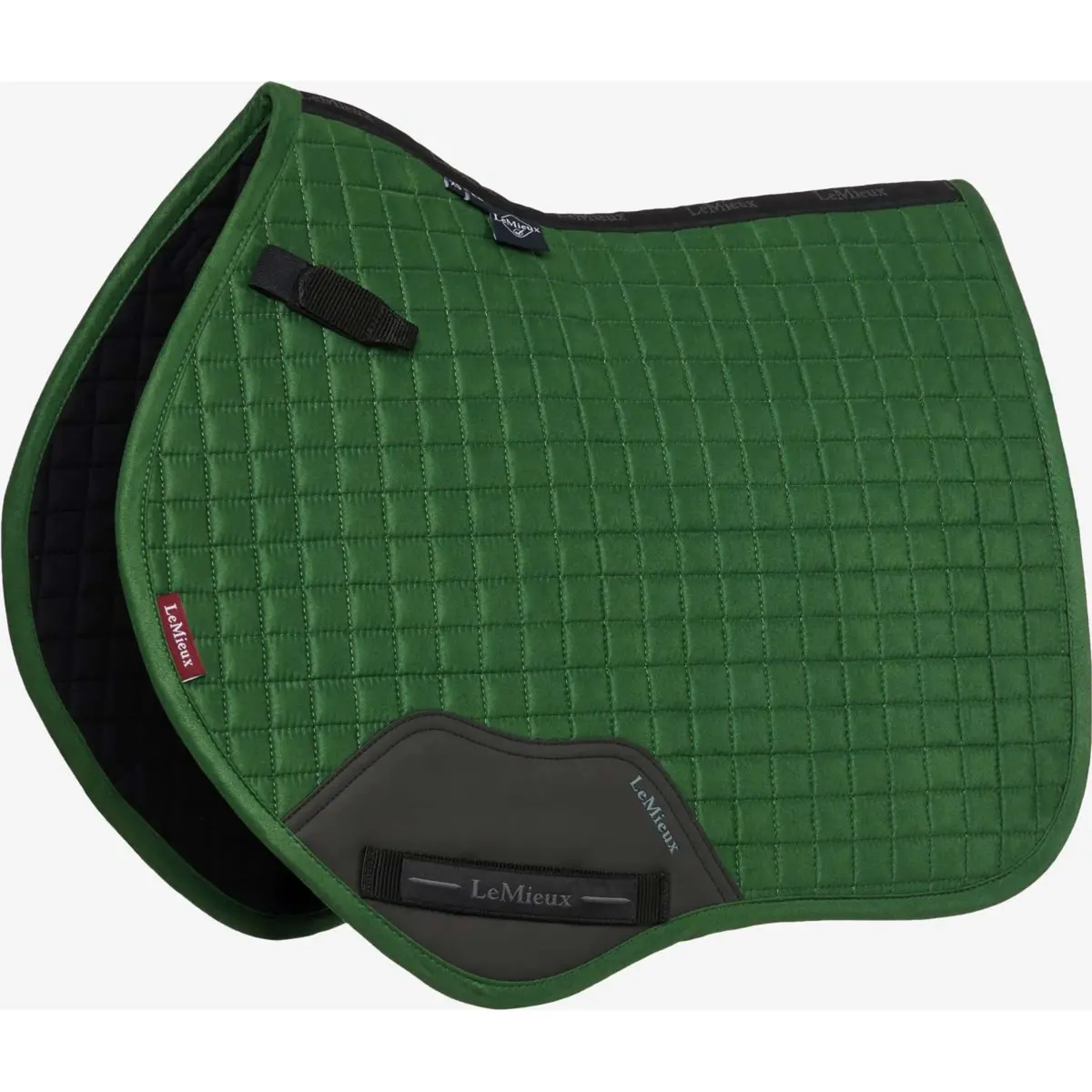 Lemieux Zadeldekje Mini Suede Square Close Contact Hunter Green 1