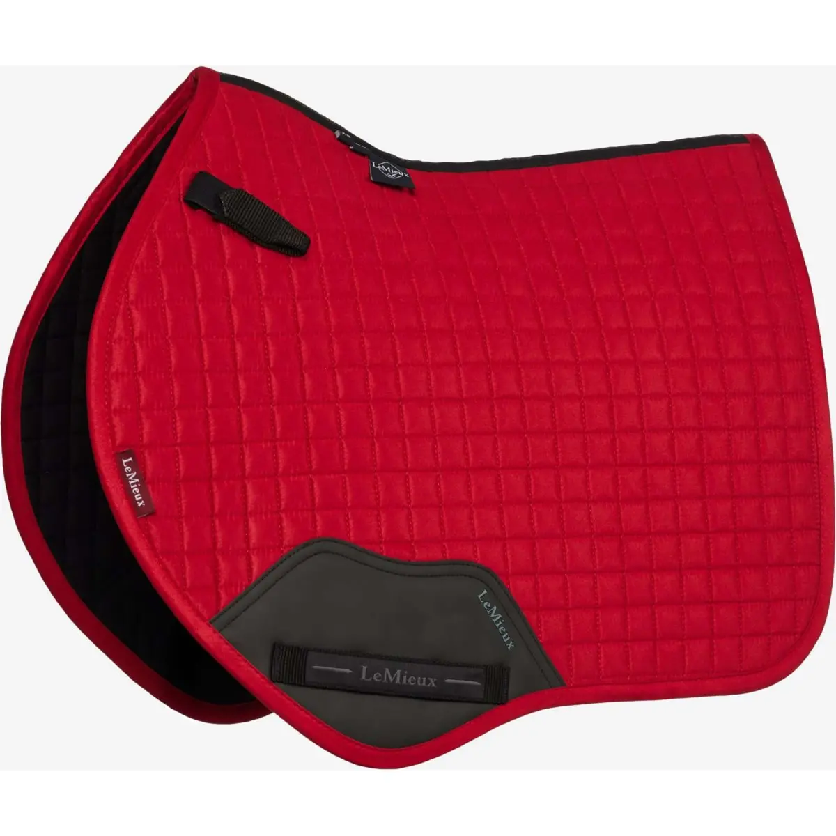 Lemieux Zadeldekje Mini Suede Square Close Contact Chilli 1