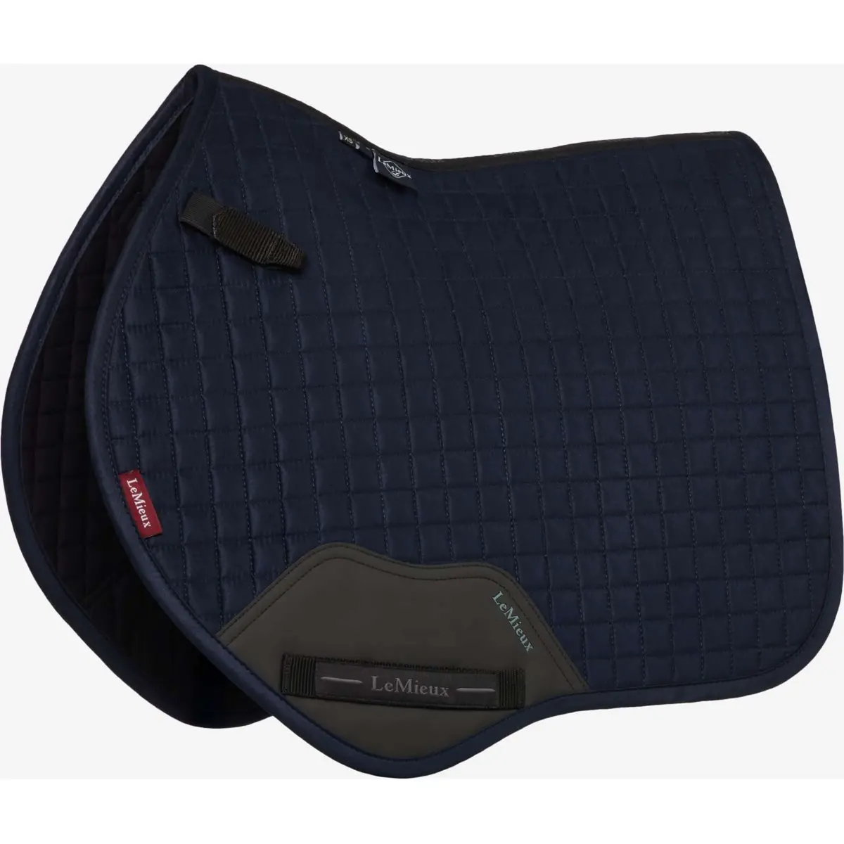 Lemieux Zadeldekje Mini Suede Square Close Contact Navy 1