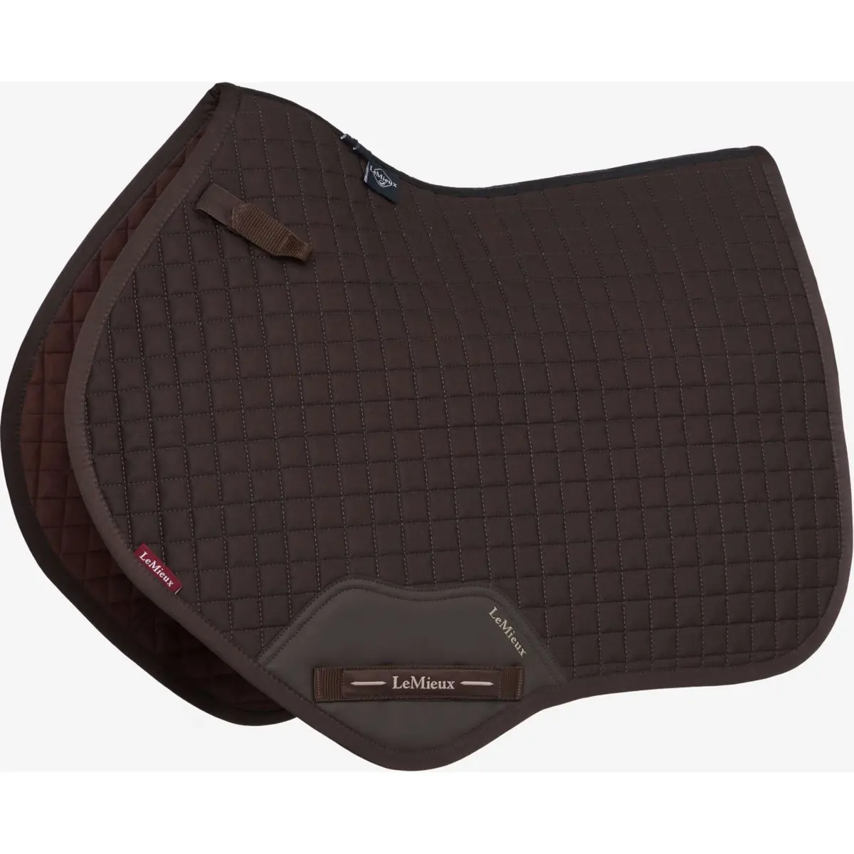 Lemieux Zadeldekje Cotton Square Close Contact Bruin 1