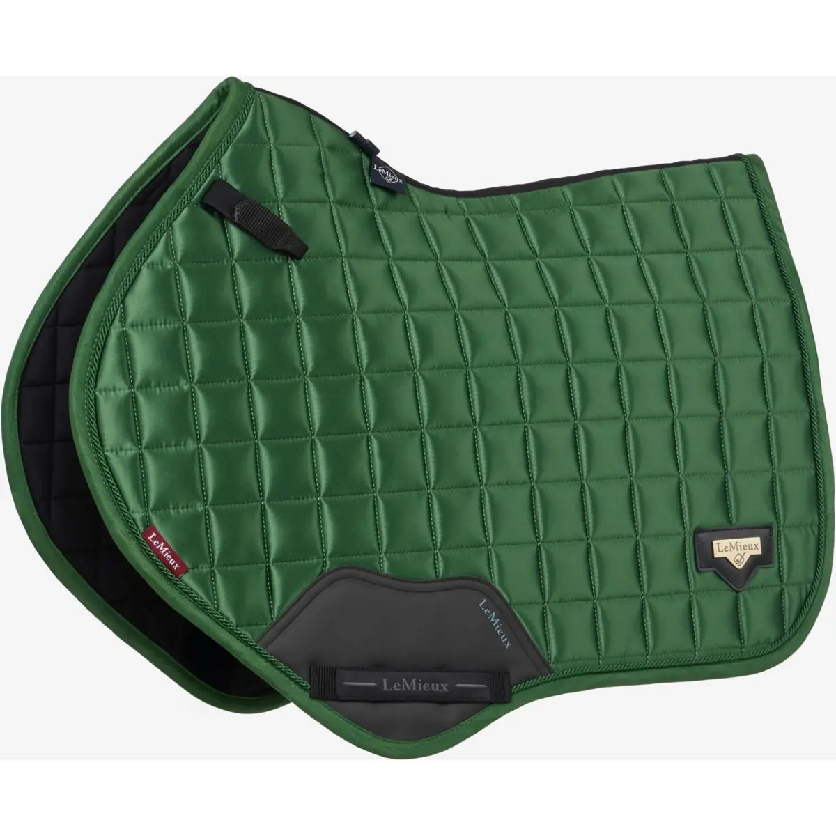 Lemieux Zadeldekje Loire Classic Square Close Contact Hunter Green 1