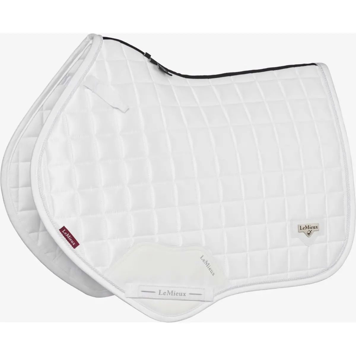 Lemieux Zadeldekje Loire Classic Square Close Contact Wit 1