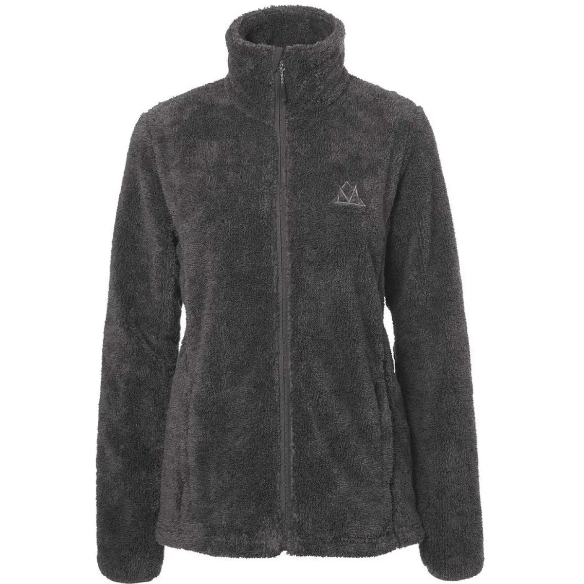 Mountain Horse Vest Fuzzy Fleece Grijs 1
