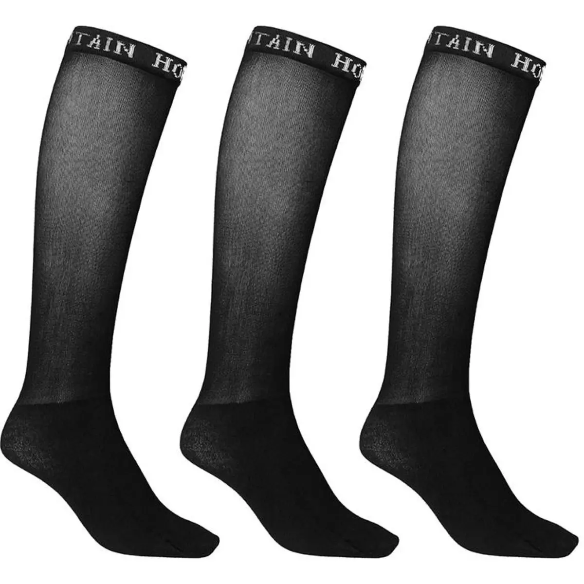 Mountain Horse Sokken Competition 3-Pack Zwart 1