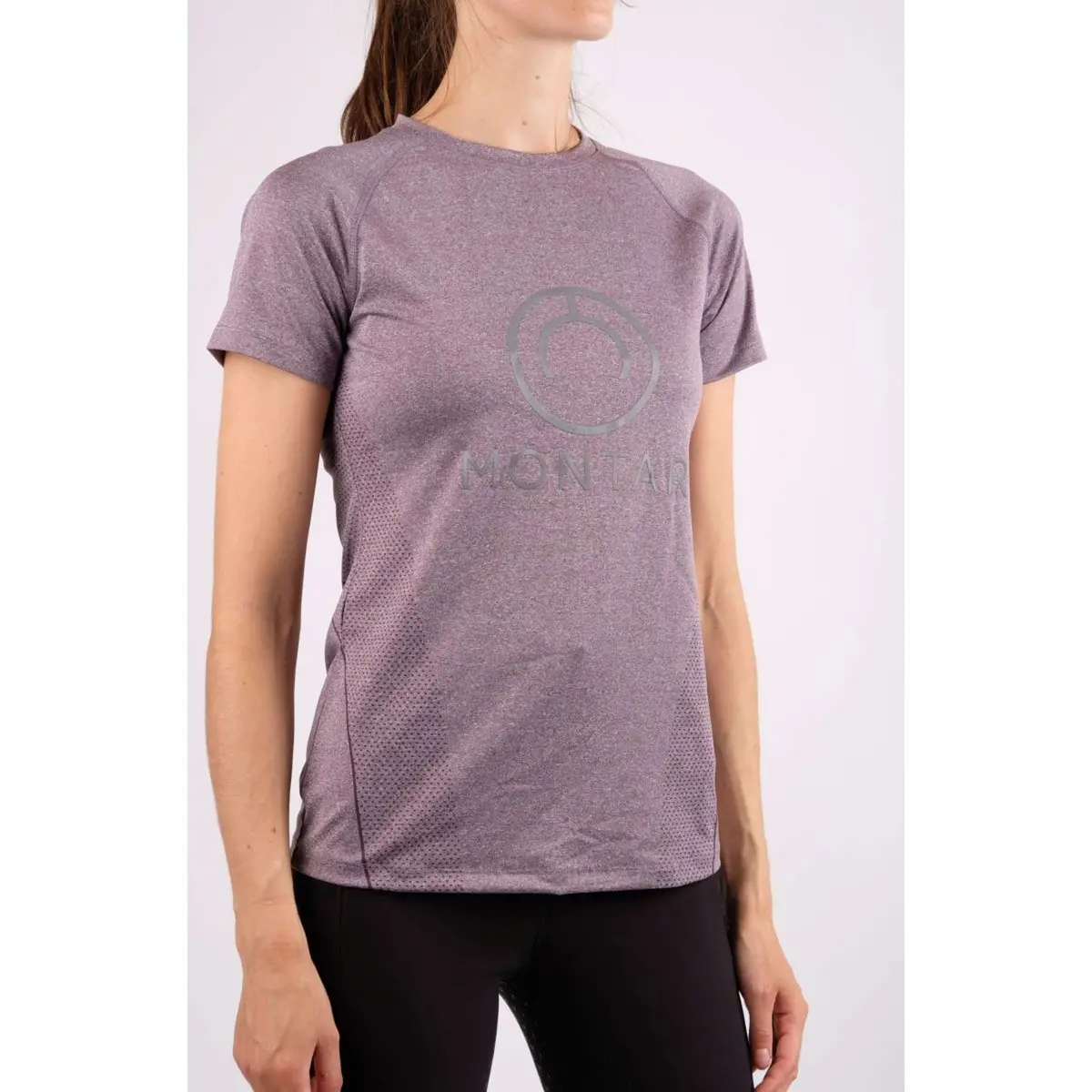 Montar Shirt Aspen Korte Mouwen Plum 1