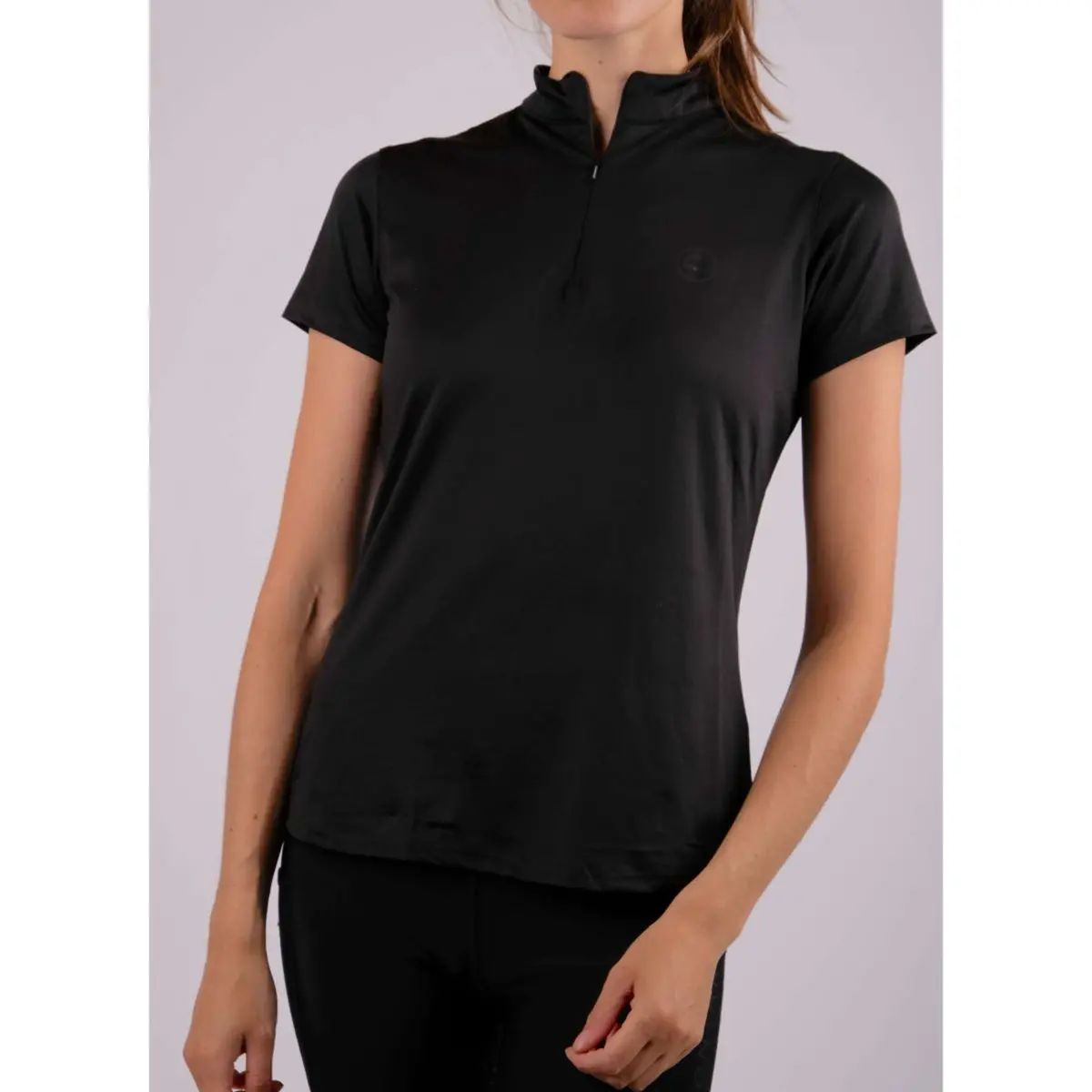 Montar Shirt Rebecca Korte Mouwen Zwart 1