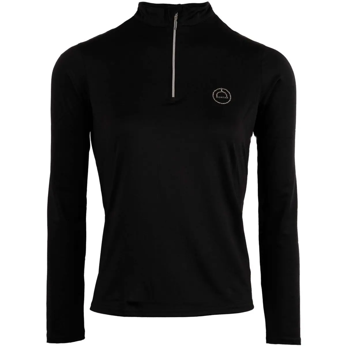 Montar Shirt Everly Crystal Logo Lange Mouwen Zwart 1