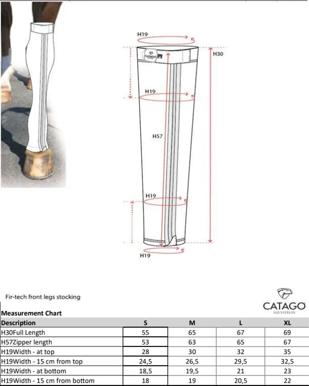 Catago Kousen Fir-Tech Voorbenen Zwart 3